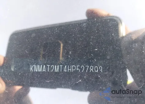 2017 Nissan Rogue Sv z USA, uszkodzony, nr VIN KNMAT2MT4HP527893